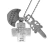 CHROME HEARTS クロムハーツ（原本無） 3 Trinkets Pendant スリー トリンケッツ ペンダント シルバー系【中古】