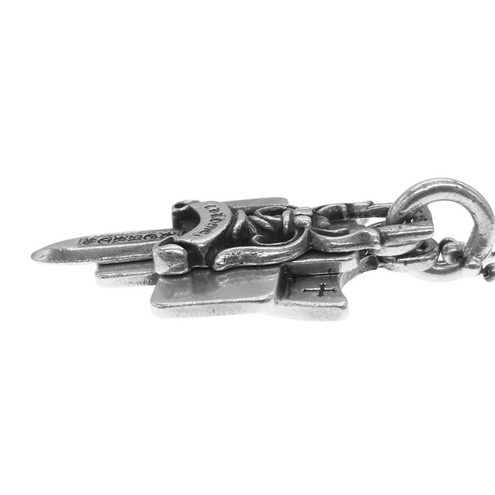 CHROME HEARTS クロムハーツ（原本無） 3 Trinkets Pendant スリー トリンケッツ ペンダント シルバー系【中古】