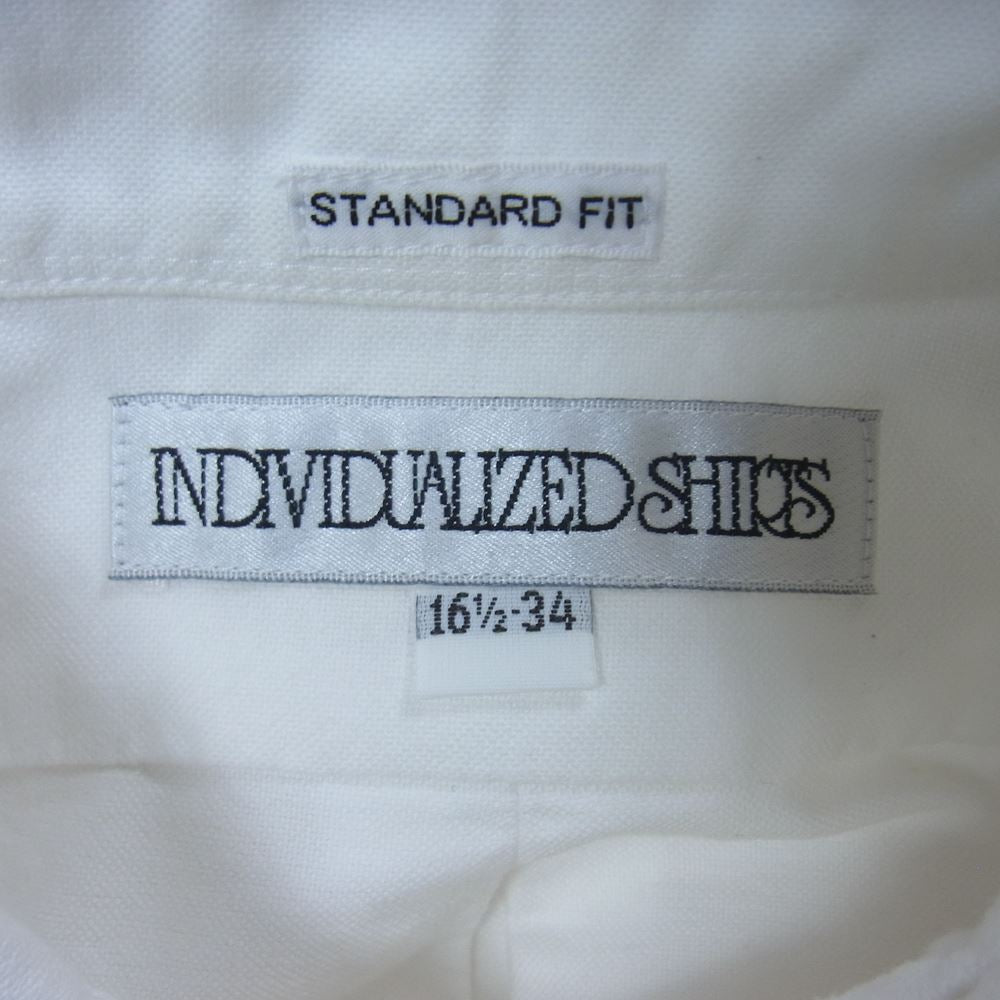 INDIVIDUALIZED SHIRTS インディビジュアライズドシャツ レガッタ ボタンダウン 長袖 シャツ ホワイト系 34【中古】