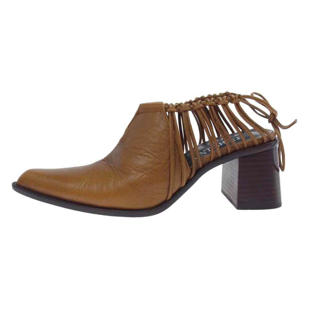 アンチショルド Klara Granola Brown レザー ミュール パンプス ブラウン系 37【中古】