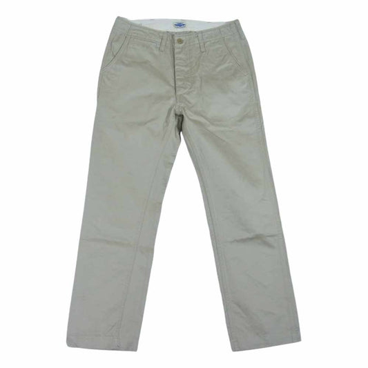 The REAL McCOY'S ザリアルマッコイズ MP19010 JOE McCOY ジョーマッコイ BLUE SEAL CHINO TROUSERS チノ トラウザーズ パンツ ベージュ系 30【中古】