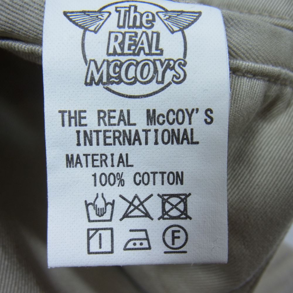 The REAL McCOY'S ザリアルマッコイズ MP19010 JOE McCOY ジョーマッコイ BLUE SEAL CHINO TROUSERS チノ トラウザーズ パンツ ベージュ系 30【中古】