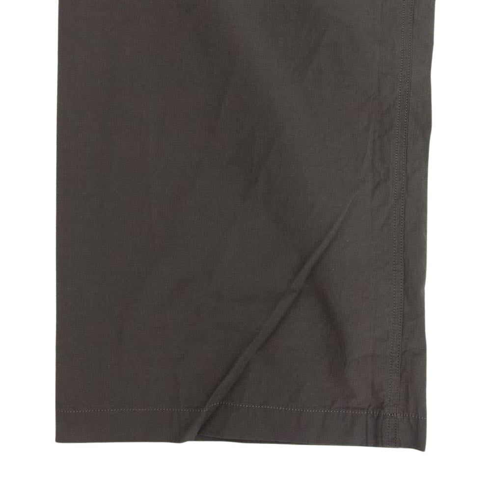 山内 ヤマウチ 19SS 19s61 ハイブリッド コットン サイドシーム フリー パンツ カーキ系 2【中古】