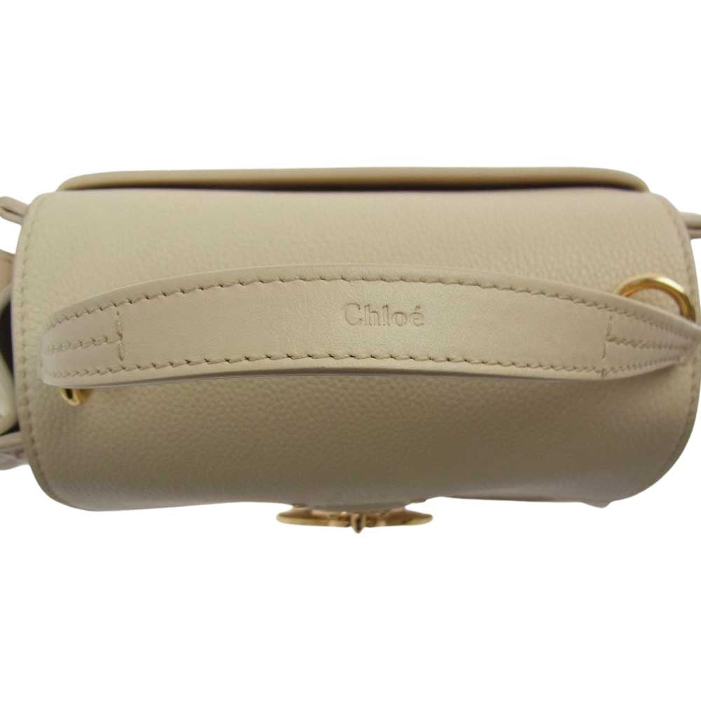 Chloe クロエ MINI TESS DAYBAG ミニ テス 2way ショルダー デイバッグ ベージュ系【中古】