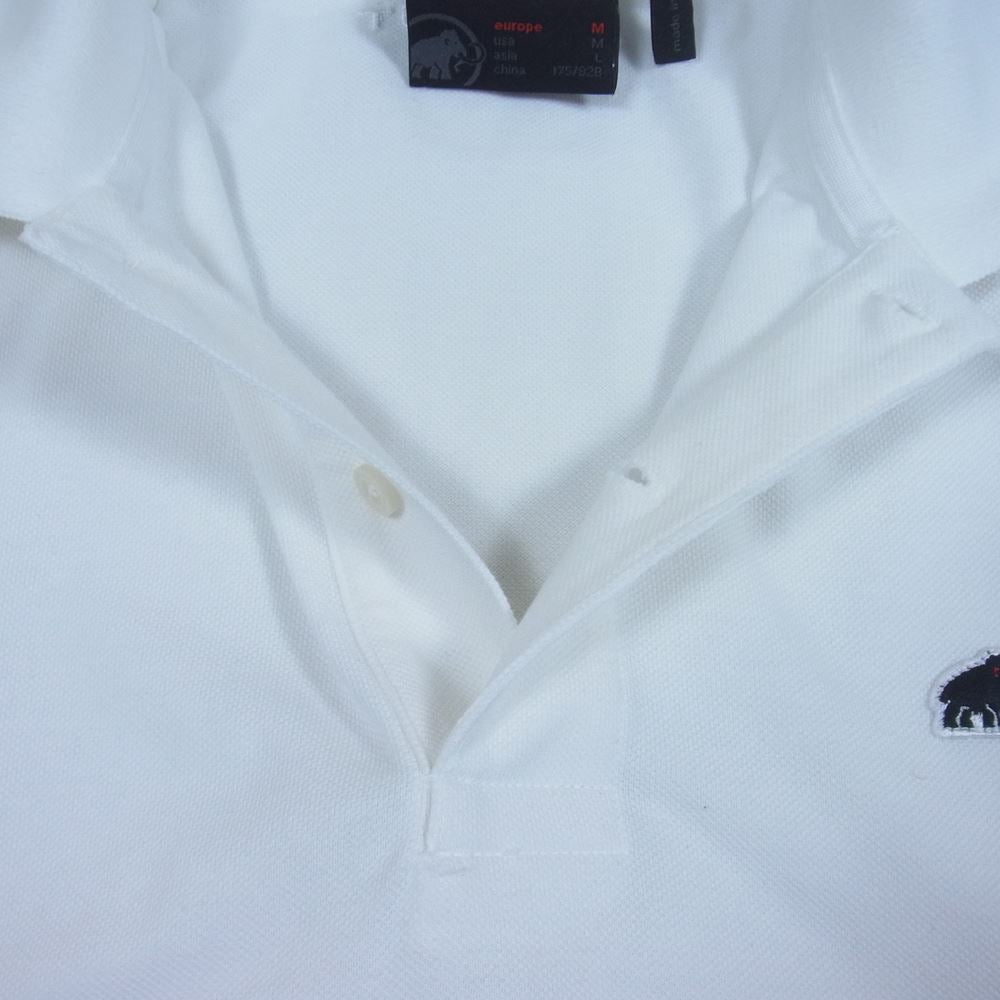 Mammut マムート MATRIX Polo Shirt マトリックス ポロ シャツ ホワイト系 L【中古】