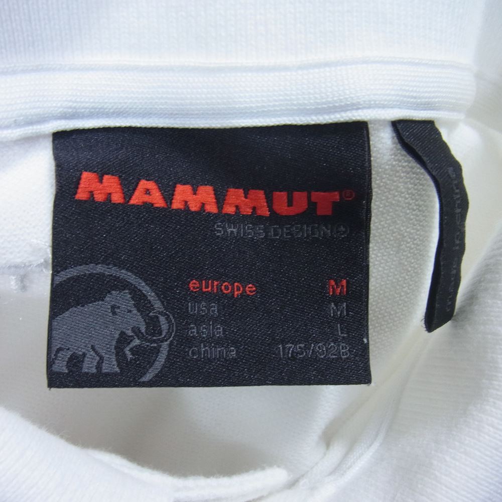 Mammut マムート MATRIX Polo Shirt マトリックス ポロ シャツ ホワイト系 L【中古】