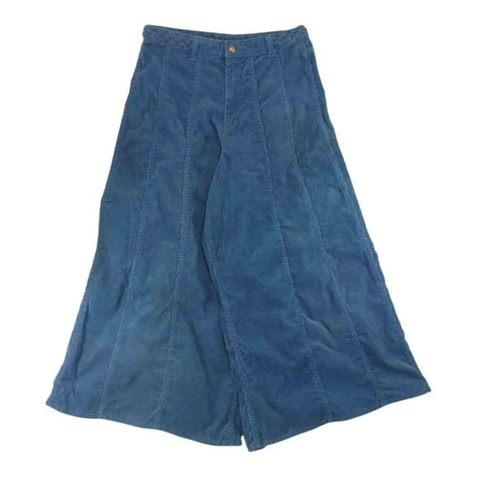 orSlow オアスロウ コーデュロイ ワイド パンツ ブルー系 2【中古】