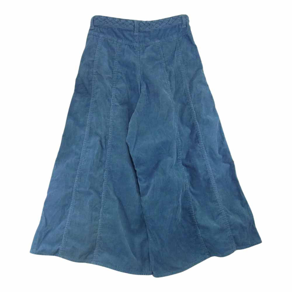 orSlow オアスロウ コーデュロイ ワイド パンツ ブルー系 2【中古】