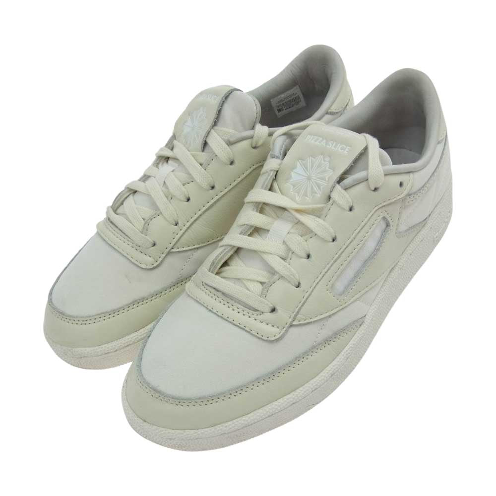 Reebok リーボック FZ0270 × PIZZA SLICE ピザ スライス CLUB C スニーカー ホワイト系 24cm【中古】