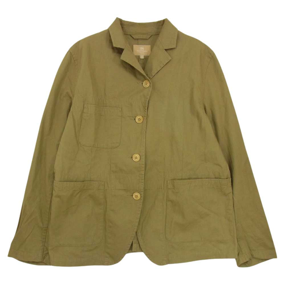 Nigel Cabourn ナイジェルケーボン WOMAN ウーマン DRY POPLIN HOSPITAL JK ドライ ポプリン ホスピタル ジャケット カーキ系 10【中古】