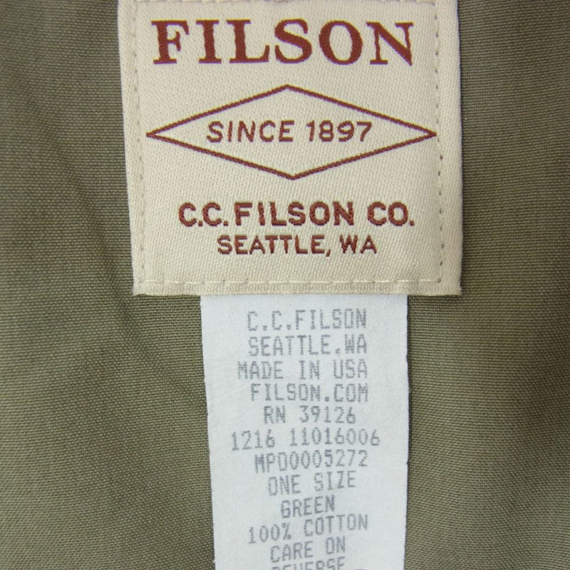 FILSON フィルソン USA製 COMPACT FISHING WAIST PACK コンパクト フィッシング ウエスト パック カーキ系【中古】
