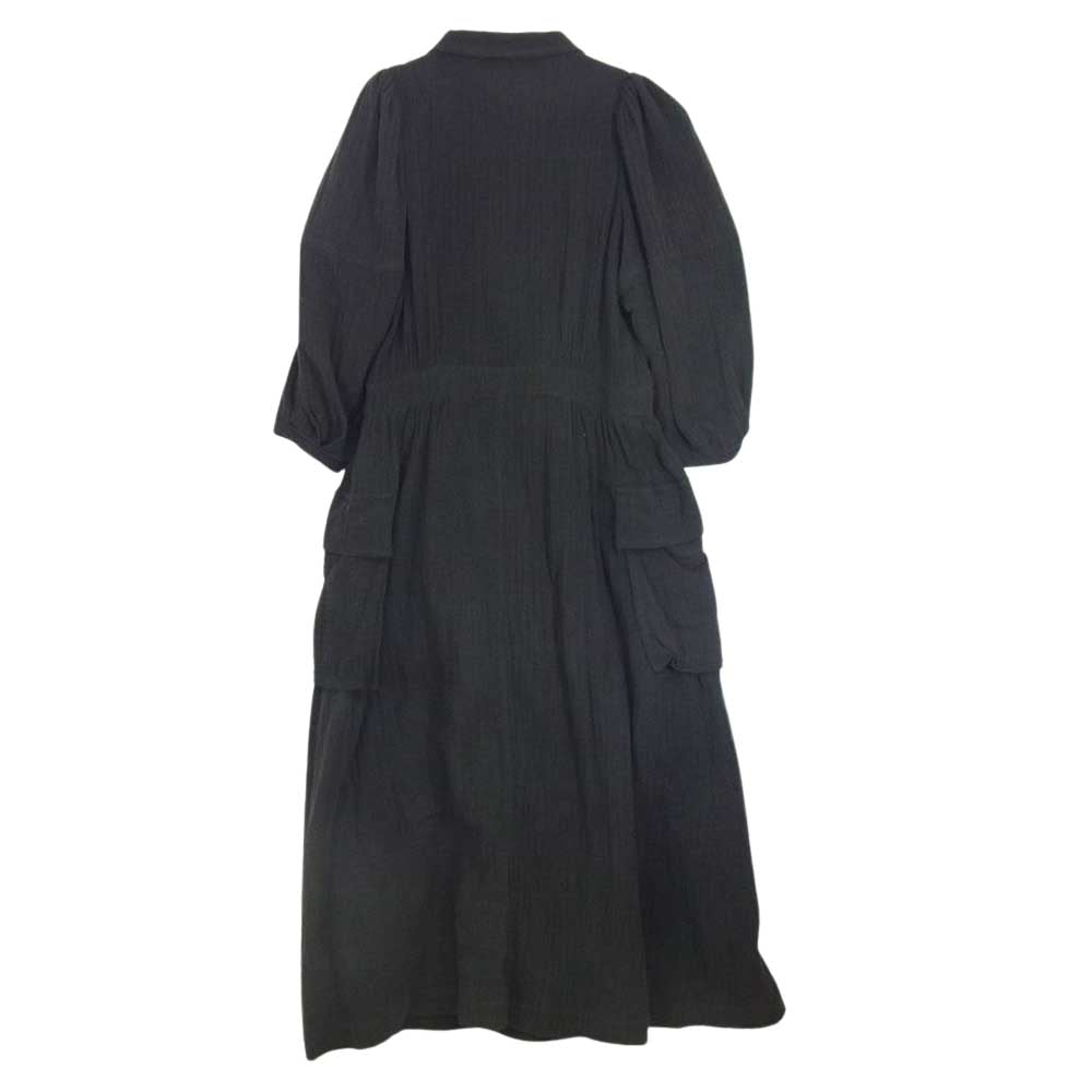Nigel Cabourn ナイジェルケーボン WOMAN ウーマン mallory dress 加工 マロリー ドレス ワンピース チャコール系 8【中古】