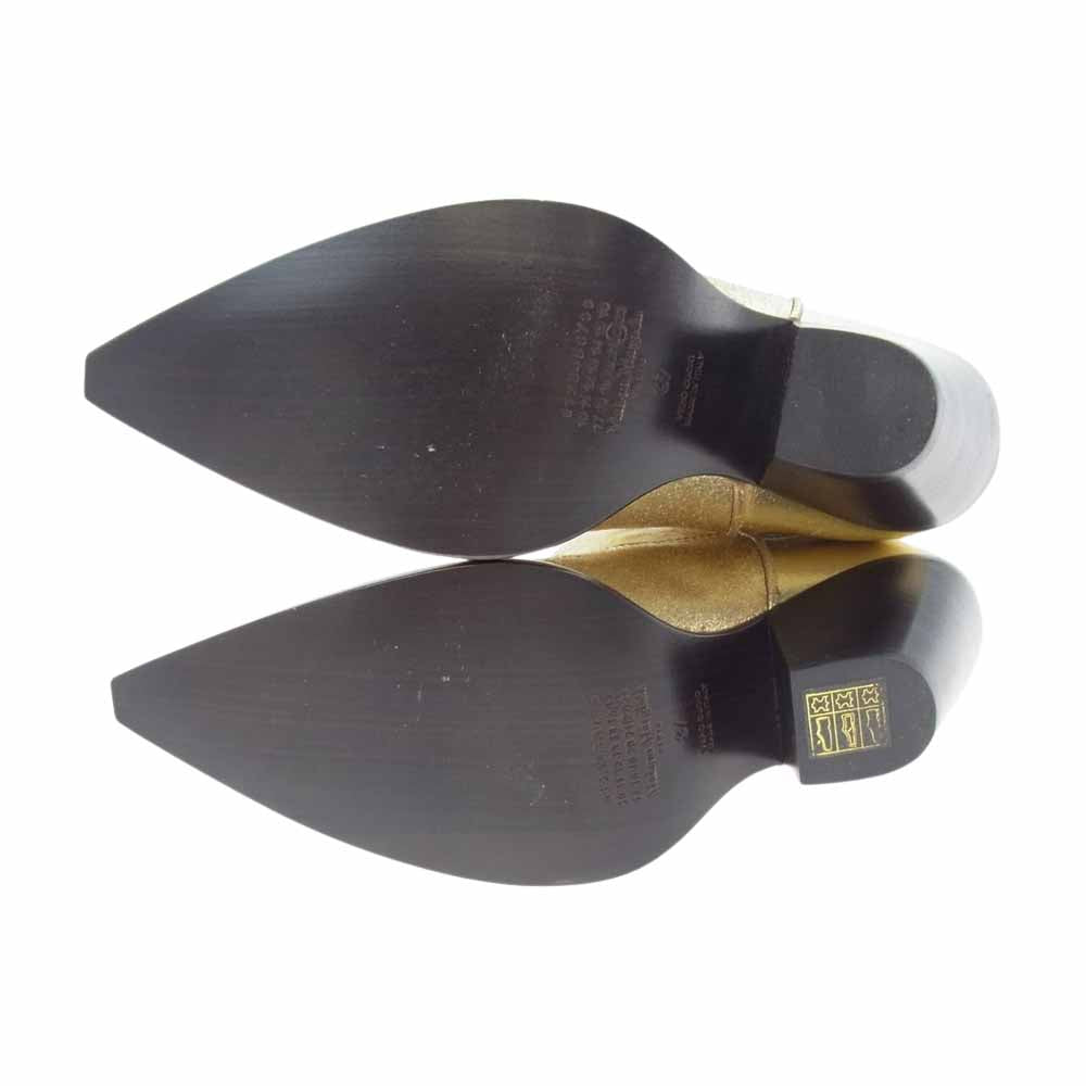 MAISON MARGIELA メゾンマルジェラ S39WU0102 ウエスタン カウボーイ ブーツ ゴールド系 37【美品】【中古】