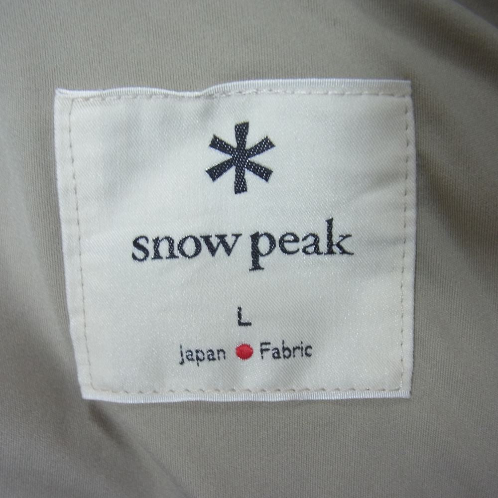 snowpeak スノーピーク SW-21SU005 Flexible Insulated Vest フレキシブル インサレーション ベスト グレー系 L【中古】