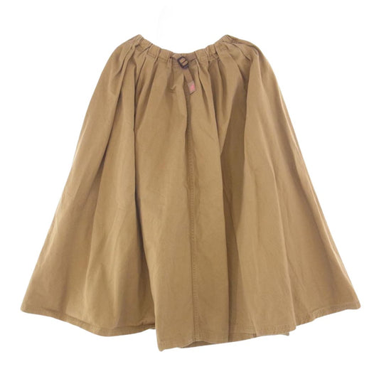 Gramicci グラミチ GLSK-18F604 × BEAMS BOY ビームスボーイ チノ  ロング スカート ベージュ系 F【中古】