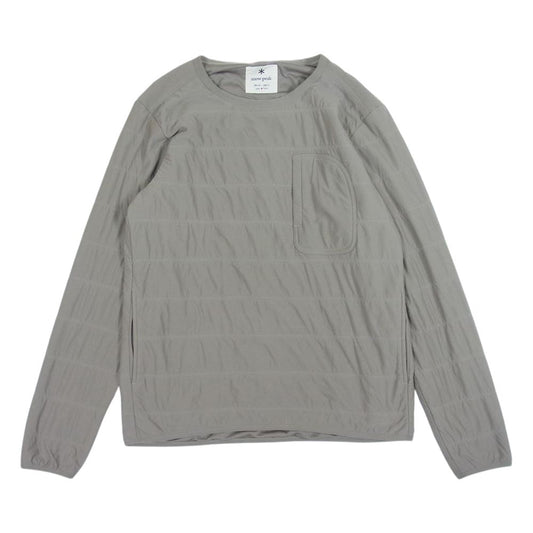 snowpeak スノーピーク SW-20SU002 Flexible Insulated Pullover フレキシブル インサレーション プルオーバー カーキグレー系 M【中古】