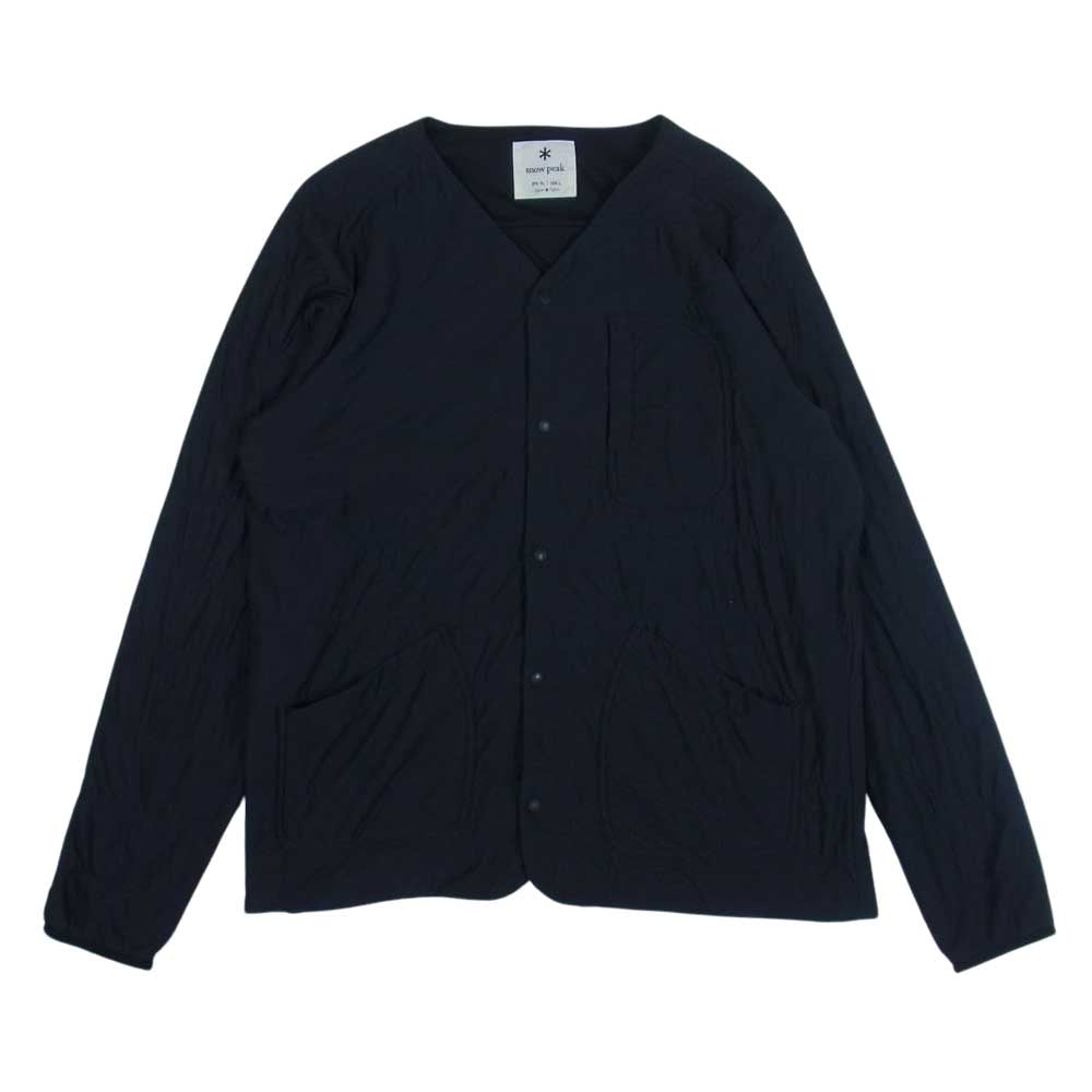 snowpeak スノーピーク SW-19SU001 Flexible Insulated Cardigan フレキシブル インサレーション カーディガン ジャケット ブラック系 XL【中古】