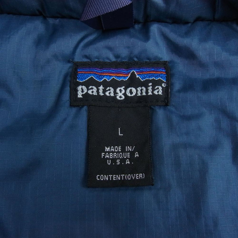 patagonia パタゴニア 99AW 84003 99年 USA製 Puffball Sweater パフボール セーター ダウン アノラック  プルオーバー ジャケット レッド系 L【中古】