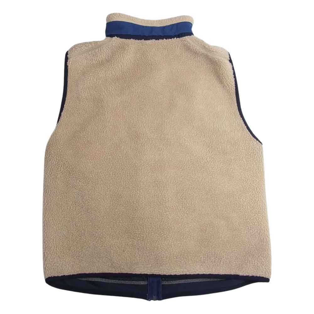 patagonia パタゴニア 90s USA製 PEF表記 Retro-X Vest レトロX フリース ベスト  ベージュ系 L【中古】