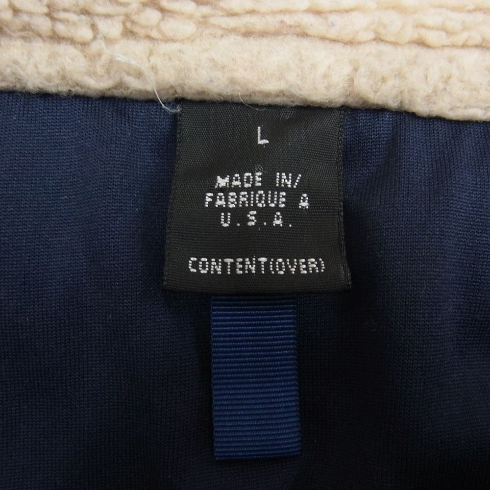 patagonia パタゴニア 90s USA製 PEF表記 Retro-X Vest レトロX フリース ベスト  ベージュ系 L【中古】