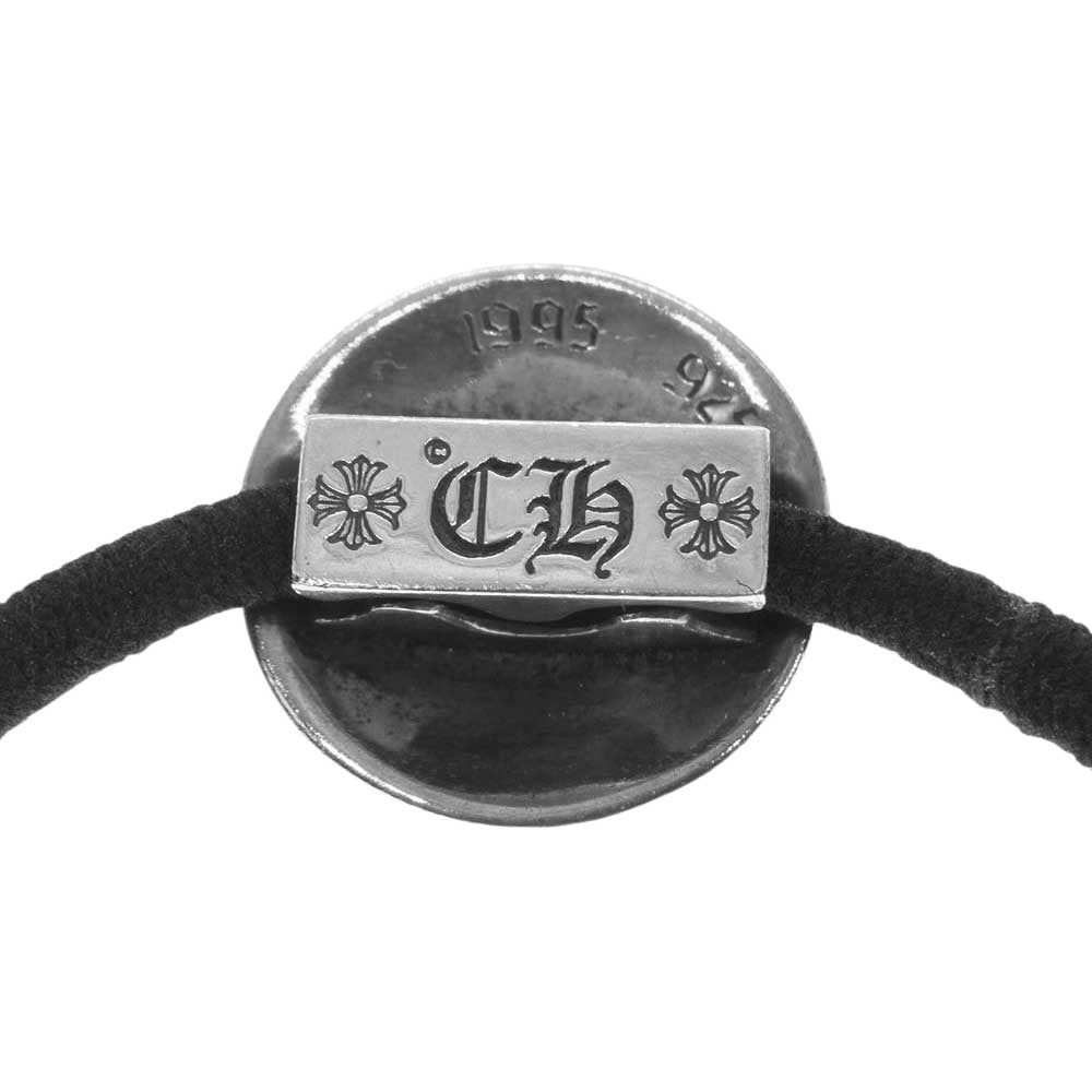 CHROME HEARTS クロムハーツ（原本有） HAIRBAND2 CRSBALL クロスボール コンチョ ヘアゴム シルバー系【中古】