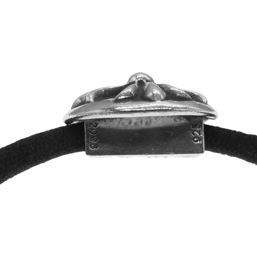 CHROME HEARTS クロムハーツ（原本有） HAIRBAND2 CRSBALL クロスボール コンチョ ヘアゴム シルバー系【中古】
