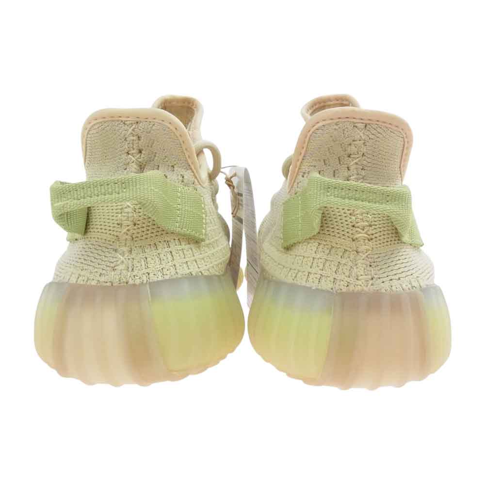adidas アディダス FX9028 YEEZY BOOST 350 V2 FLAX イージーブースト フラックス ローカットスニーカー アイボリー系 26.5cm【新古品】【未使用】【中古】
