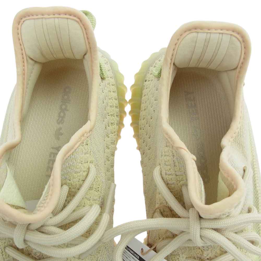 adidas アディダス FX9028 YEEZY BOOST 350 V2 FLAX イージーブースト フラックス ローカットスニーカー アイボリー系 26.5cm【新古品】【未使用】【中古】