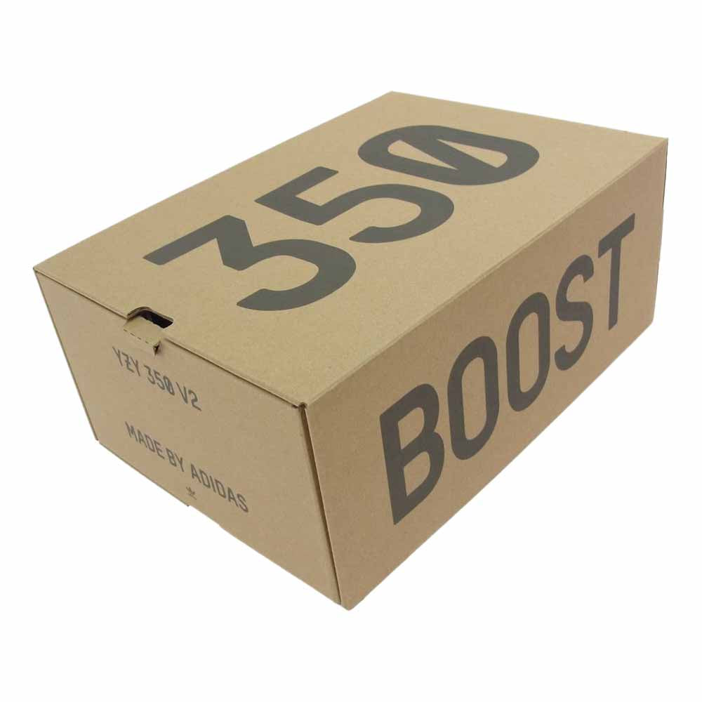 adidas アディダス FX9028 YEEZY BOOST 350 V2 FLAX イージーブースト フラックス ローカットスニーカー アイボリー系 26.5cm【新古品】【未使用】【中古】