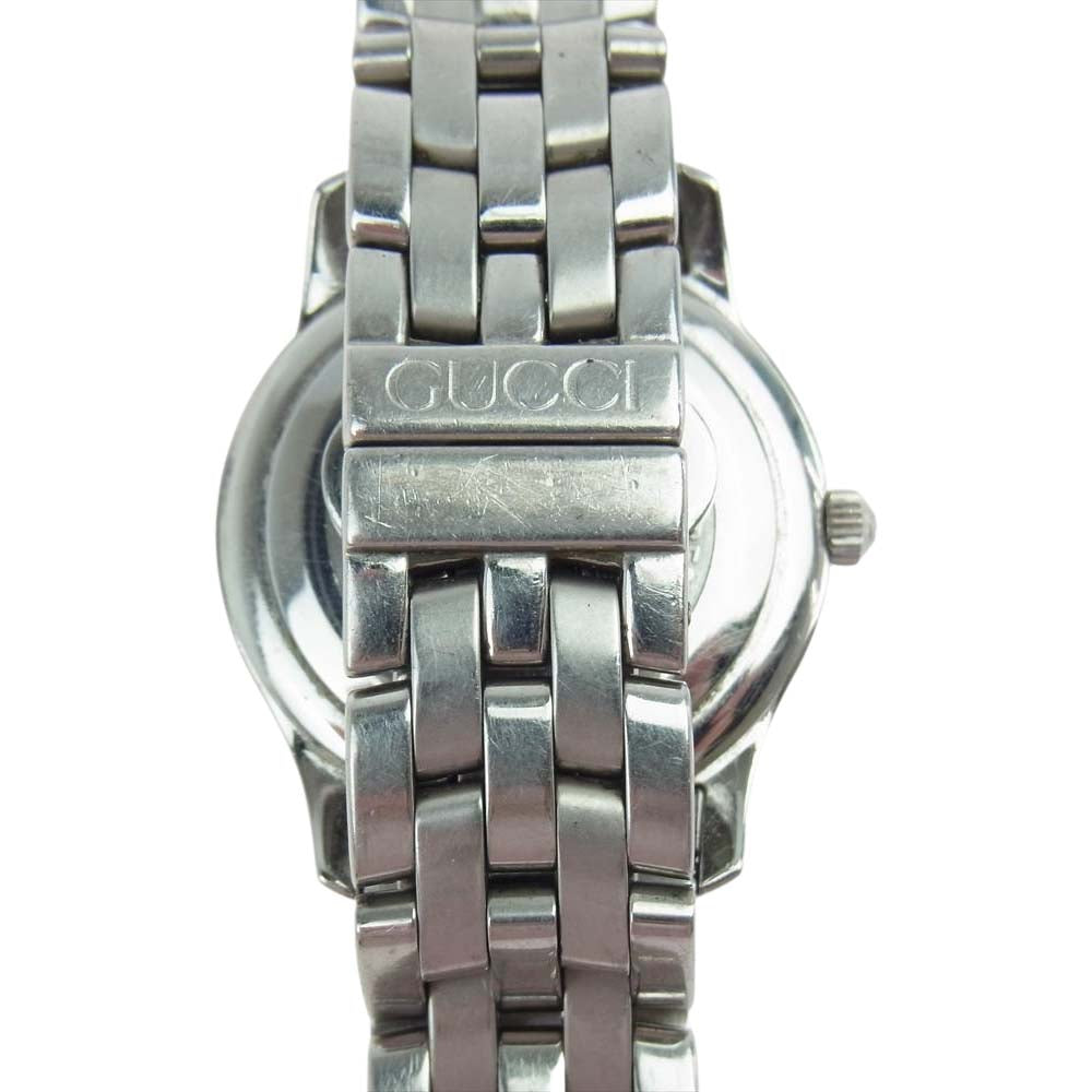 GUCCI グッチ 5500L ラウンドフェイス ウォッチ 腕時計 シルバー系【中古】