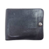 CHROME HEARTS クロムハーツ（原本有） 1SNAP 1スナップ CH クロスボールボタン レザー ウォレット ブラック系【中古】