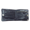 CHROME HEARTS クロムハーツ（原本有） 1SNAP 1スナップ CH クロスボールボタン レザー ウォレット ブラック系【中古】