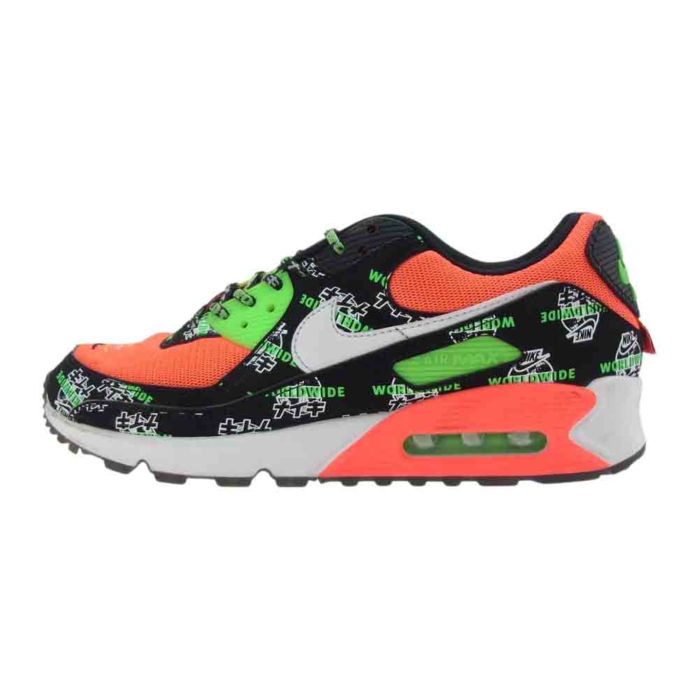 NIKE ナイキ DA1342-013 WMNS WORLD WIDE PACK AIR MAX 90 SE BLACK KATAKANA ウィメンズ ワールドワイドパック エアマックス カタカナ スニーカー マルチカラー系 US 11【中古】