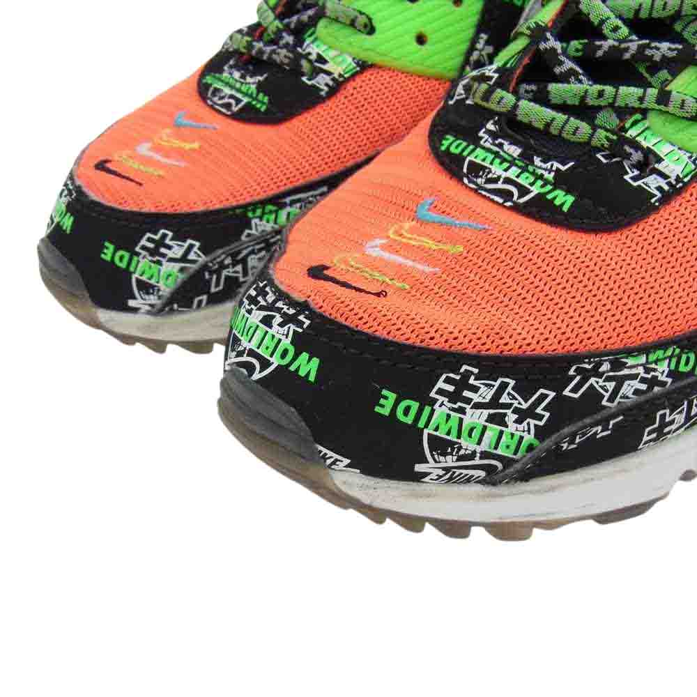 NIKE ナイキ DA1342-013 WMNS WORLD WIDE PACK AIR MAX 90 SE BLACK KATAKANA ウィメンズ ワールドワイドパック エアマックス カタカナ スニーカー マルチカラー系 US 11【中古】