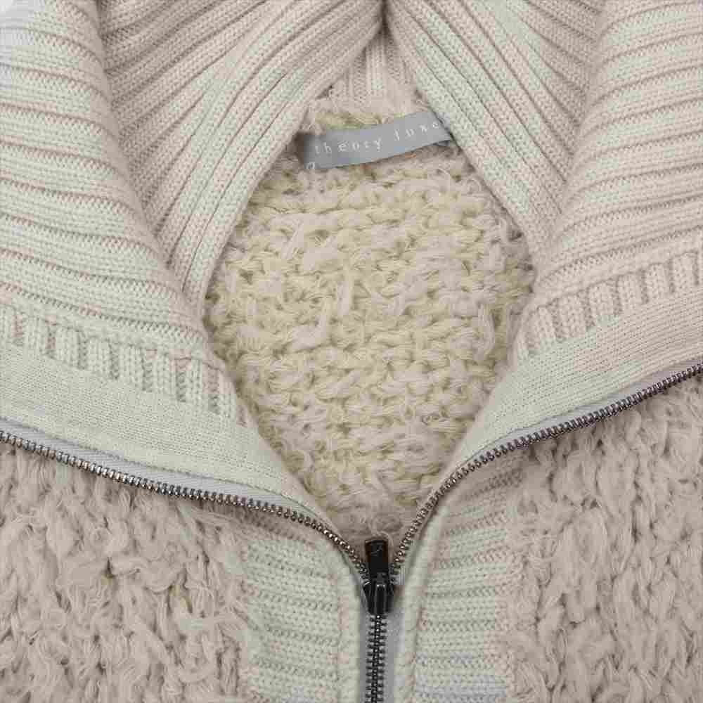 theory セオリー 03-032746 LUXE リュクス ウール ニット ベスト ベージュ系 38【中古】