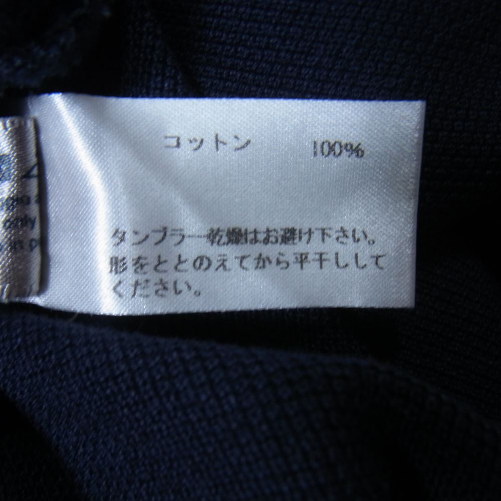 BOTTEGAVENETA ボッテガヴェネタ 国内正規品 ジップアップ 半袖 ポロシャツ ブラック系 52【中古】