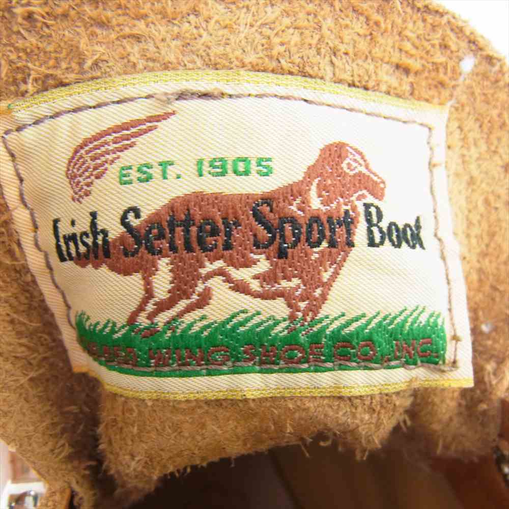 RED WING レッドウィング 9850 犬タグ カヌー モック ゴールドラセットセコイア ワークブーツ ライトブラウン系 27cm【中古】