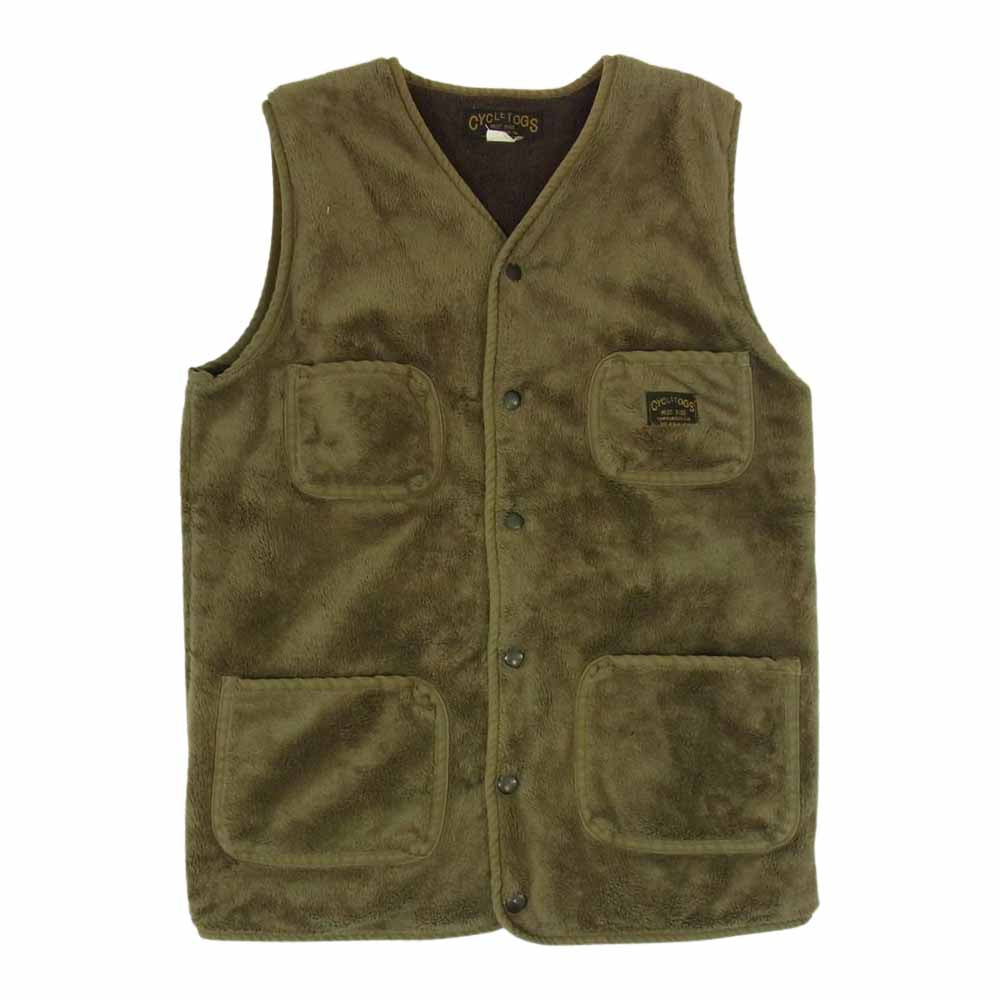 ウエストライド フリース ボア ベスト カーキ系 34【中古】