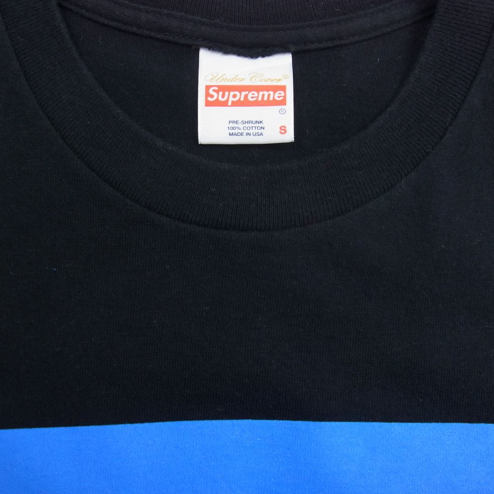 Supreme シュプリーム 16AW × UNDERCOVER アンダーカバー Seven Samurai Tee 七人の侍 サムライ プリント 半袖 Tシャツ ブラック系 S【中古】