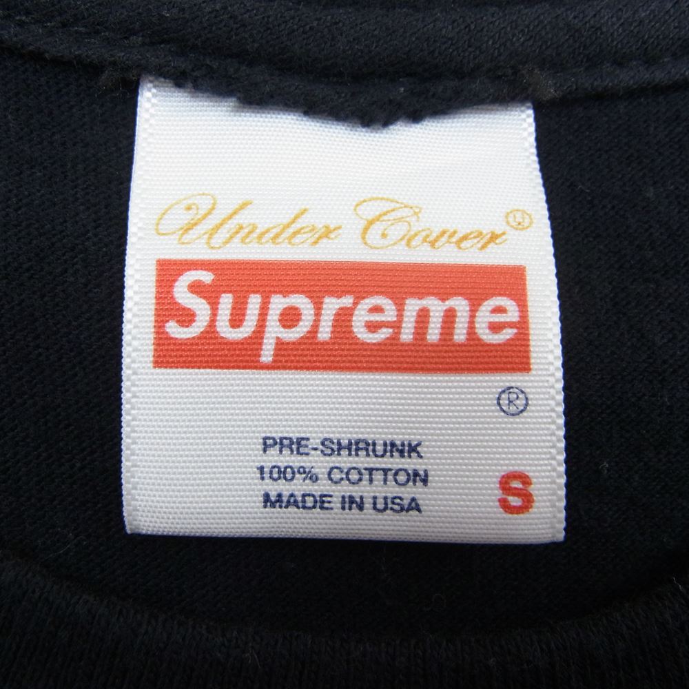 Supreme シュプリーム 16AW × UNDERCOVER アンダーカバー Seven Samurai Tee 七人の侍 サムライ プリント 半袖 Tシャツ ブラック系 S【中古】
