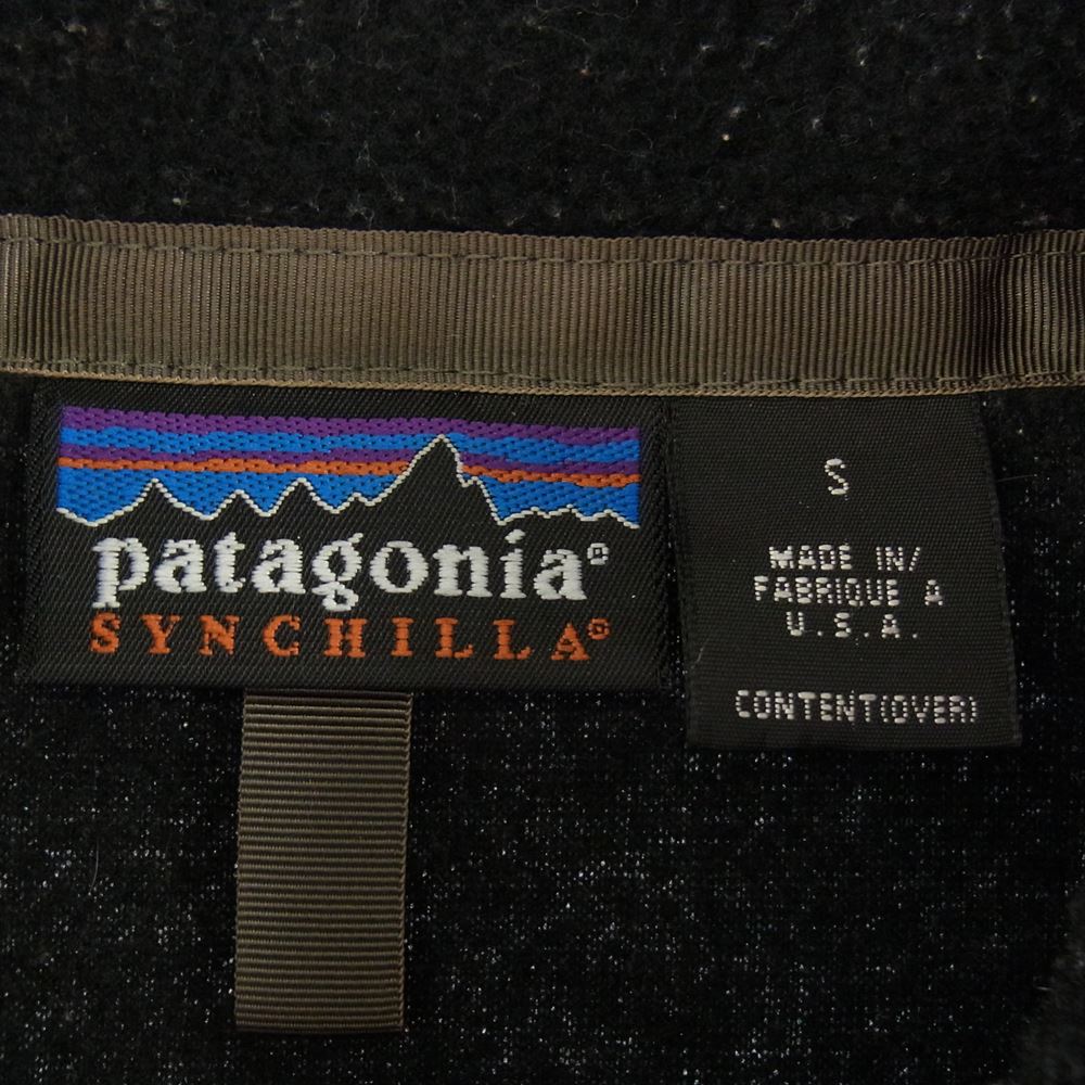 patagonia パタゴニア 25391  SYNCHILLA シンチラ フリース ジャケット ブラック系 S【中古】