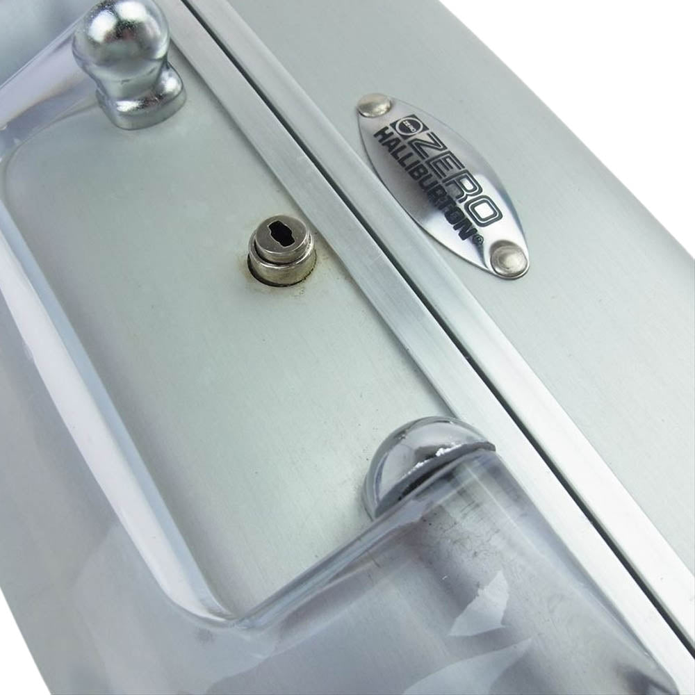 ZERO HALLIBURTON ゼロハリバートン スモール アタッツシュケース ミニ トランク キーロック シルバー系【中古】