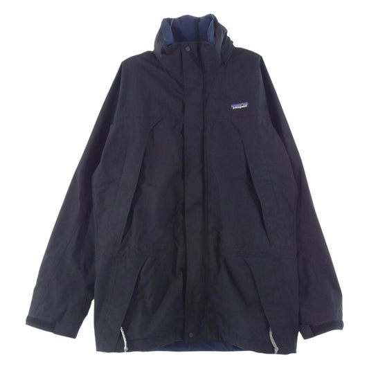 patagonia パタゴニア 00AW 83590 00年製 LIQUID SKY JACKET リキッドスカイジャケット マウンテンジャケット GORE TEX ゴアテックス ブラック系 グレー系 S【中古】