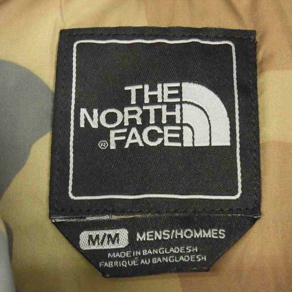 THE NORTH FACE ノースフェイス ND01587 NUPTSE VEST ヌプシベスト 700フィル ダウン アウター カーキ ウッドランドカモ 迷彩 カーキ系 M【中古】