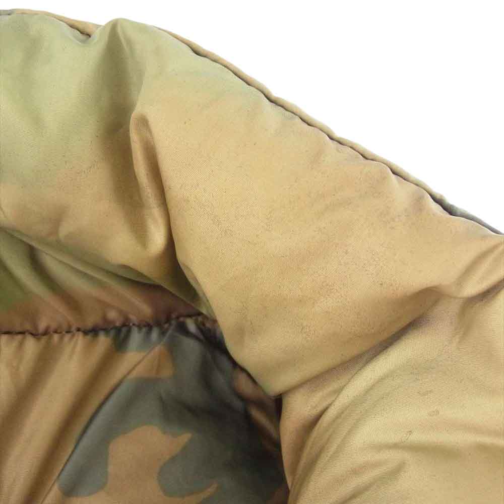 THE NORTH FACE ノースフェイス ND01587 NUPTSE VEST ヌプシベスト 700フィル ダウン アウター カーキ ウッドランドカモ 迷彩 カーキ系 M【中古】