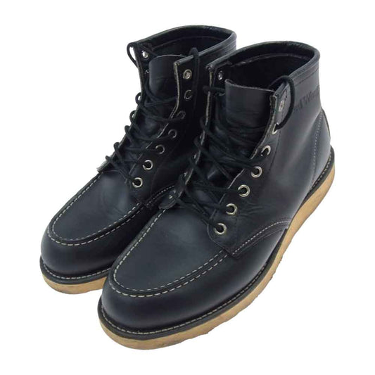 RED WING レッドウィング 8130 Irish Setter アイリッシュセッター モックトゥ Uチップ 7HOLE 羽タグ ブラック系【中古】