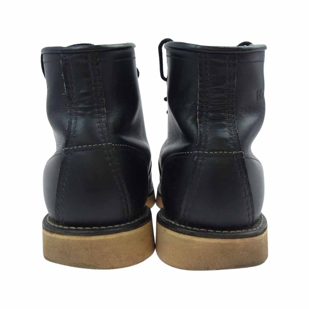 RED WING レッドウィング 8130 Irish Setter アイリッシュセッター モックトゥ Uチップ 7HOLE 羽タグ ブラック系【中古】