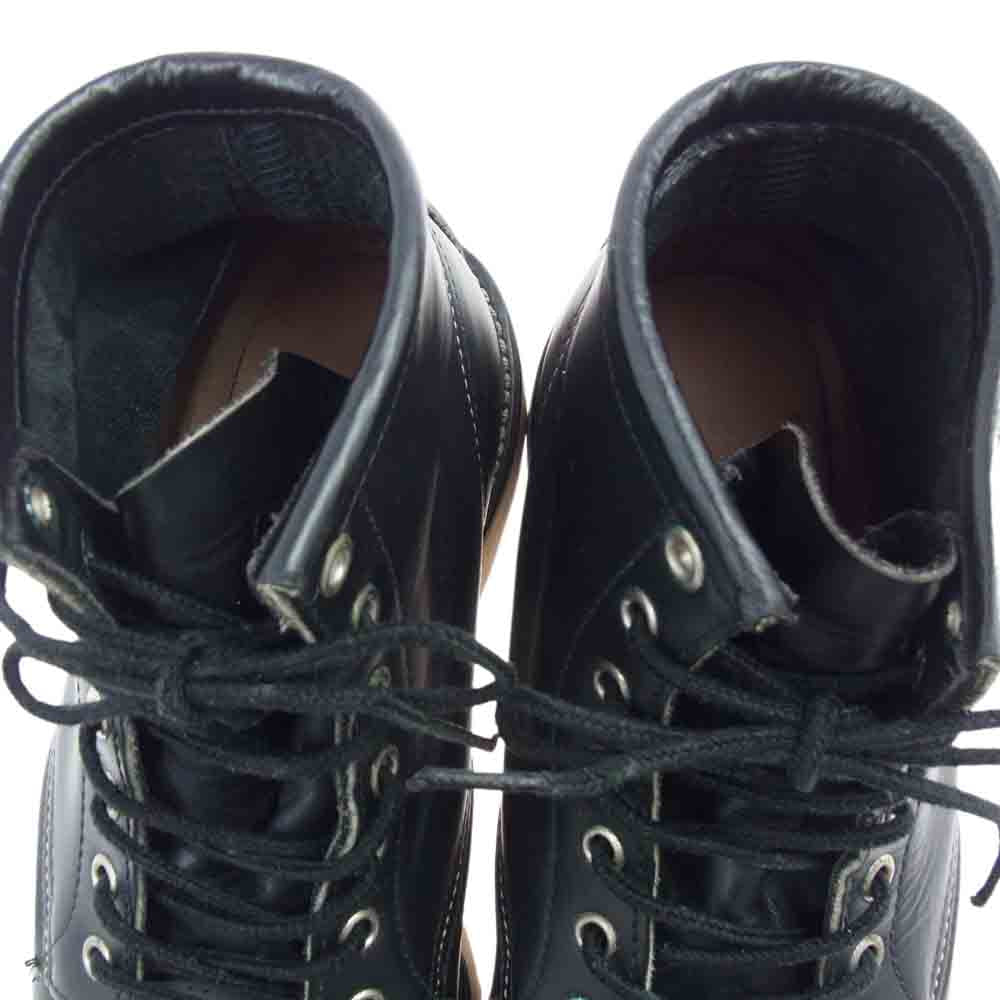 RED WING レッドウィング 8130 Irish Setter アイリッシュセッター モックトゥ Uチップ 7HOLE 羽タグ ブラック系【中古】