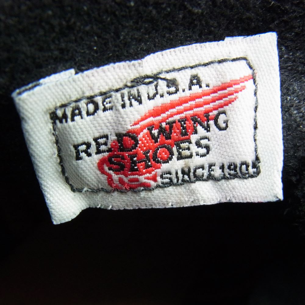RED WING レッドウィング 8130 Irish Setter アイリッシュセッター モックトゥ Uチップ 7HOLE 羽タグ ブラック系【中古】