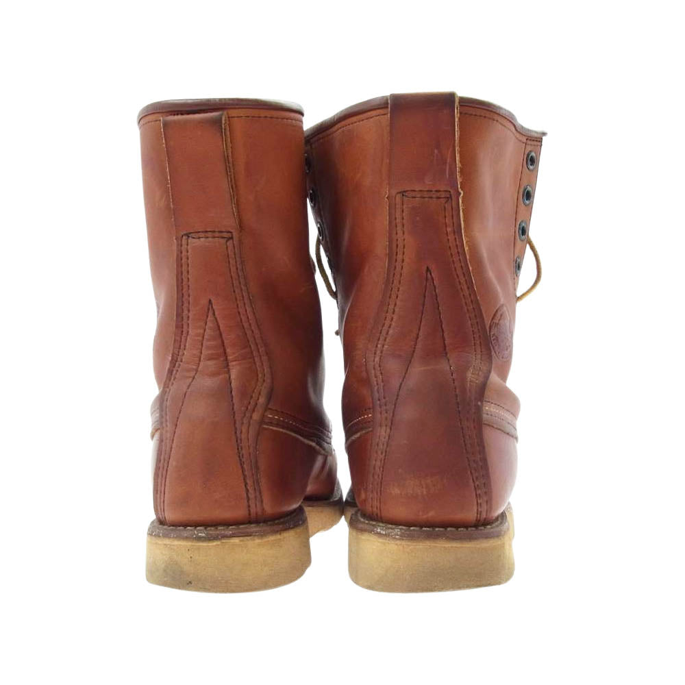 RED WING レッドウィング 877 90S 10HOLE Irish Setter 10ホール アイリッシュ セッター 犬刻印 モックトゥ ブーツ ブラウン系【中古】